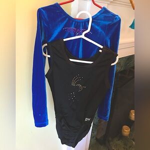 GK Gymnastics Leotards Size Adult XS Pair of Two